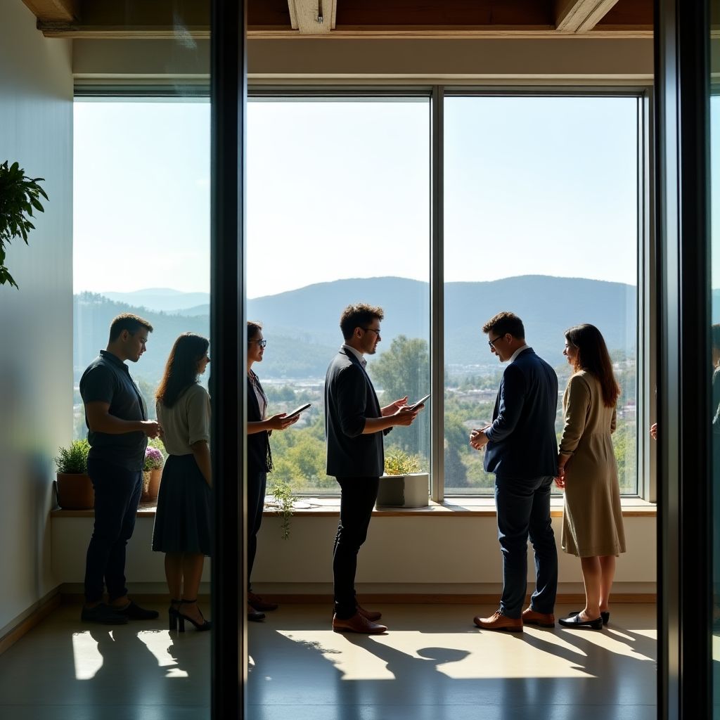 Equipo de EcoAhorro trabajando juntos